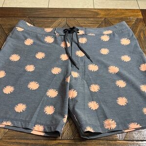Banks Journal Men’s Sea Urchin Board Shorts Size 36 BNWT 7.5” Inseam